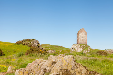 Smailholm Tower.  The tower in the Scottish Borders was built in the 1400's as protection from...