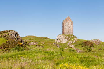 Smailholm Tower.  The tower in the Scottish Borders was built in the 1400's as protection from border raiders and the elements.