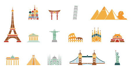 Landmarks of the World - Iconset