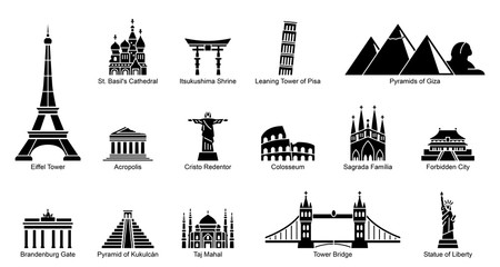 Landmarks of the World - Iconset (EN)