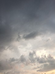 Dramatic sky sunset
