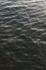 Surface of the sea with small waves.