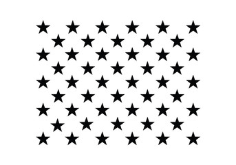 Fototapeta premium USA flag motive american stars decoration texture background