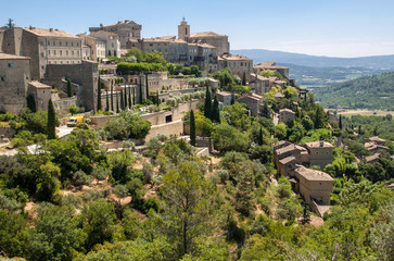 Medieval hilltop town of Gordes. Provence. France.