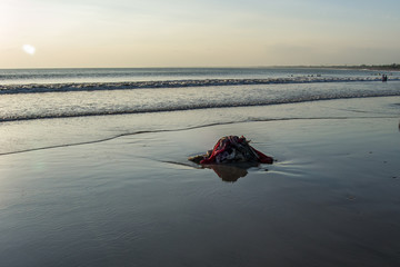 Rubish on the beach