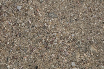coarse sand, closeup,