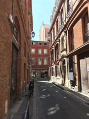 Fototapeta na wymiar Rue Joutx Aigues, Toulouse