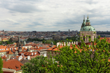 Obraz premium panorama of Prague old city czech republic