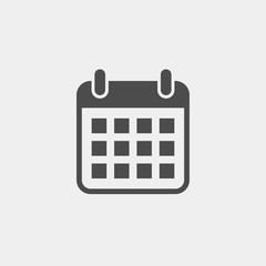 Calendar flat vector icon