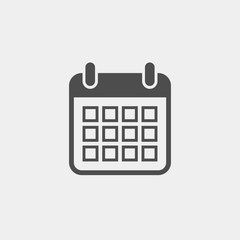 Calendar flat vector icon