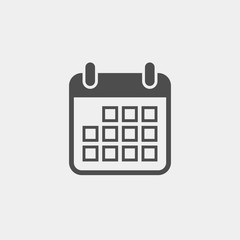 Calendar flat vector icon