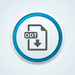 ODT file download button illustration