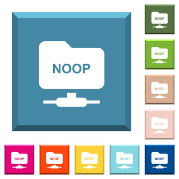 FTP no operation white icons on edged square buttons