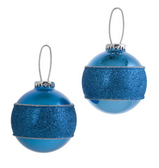 Blue Chistmas balls - Christmas tree decoration elements