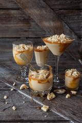 Leckere Karamel Mousse