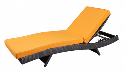lounger Isolated on white background with clipping path