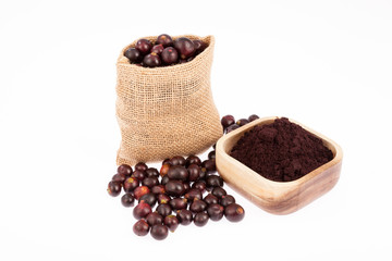 Fruit and acai powder - Euterpe oleracea