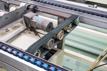 Conveyor belt, production line of the factory.