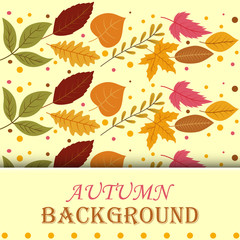 Autumn Background . vector illustation
