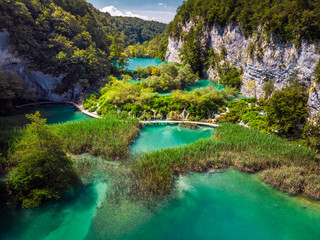 Fototapeta na wymiar Plitvice Lakes Croatia