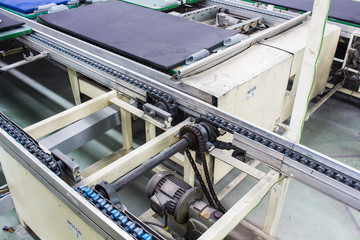 Conveyor chain drive shaft production line of the factory