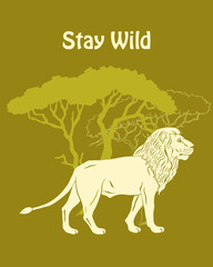  Quotes Poster with Llion Savanna Animal