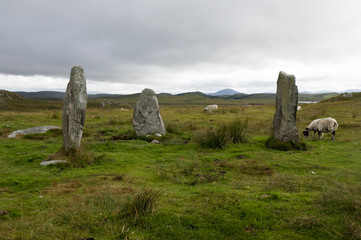 standing stones in outer Hebrides