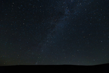 Stunning beautiful Night sky with stars background