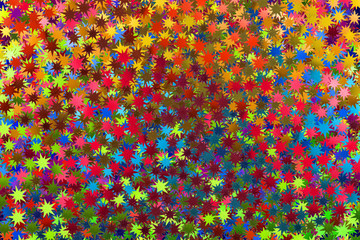  fond étoilé multicolore 