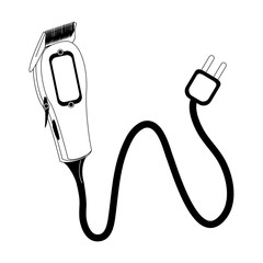 Haircut machine isolated vector illustration graphic design