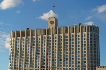Skyscraper at the sunny day