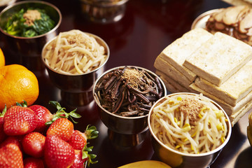 Traditional Korean New Year food 