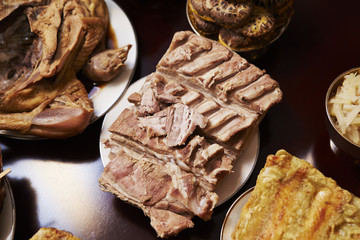 Traditional Korean New Year food 