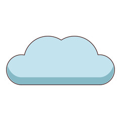 cloud computing symbol vector illustration graphic design