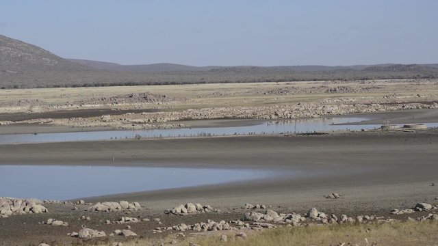 Dry Gaborone dam