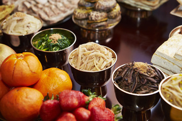 Traditional Korean New Year food 