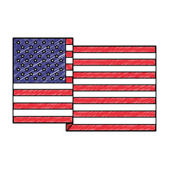 Fototapeta premium USA flag symbol vector illustration graphic design