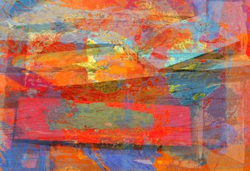 Bunte  Holzbretter, Hintergrundbild