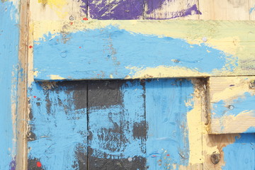 Blaue  Holzbretter, Hintergrundbild