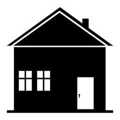 Home Clip Art Black And White 
