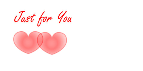 Liebe Herz - Just for you - Nur f&uuml;r Dich