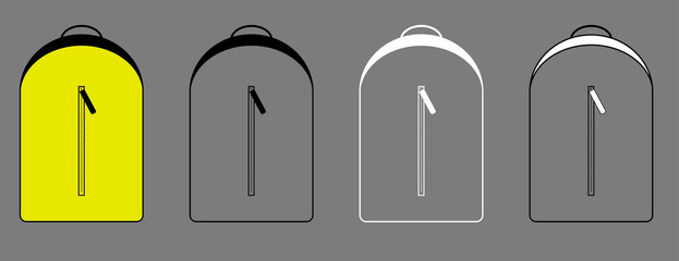 School Bag Icons 