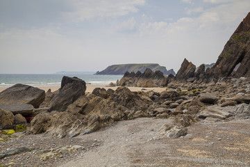 Typische Küstenlandschaft in Wales
