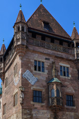 Fototapeta na wymiar In der Altstadt von Nürnberg