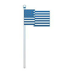 USA flag symbol vector illustration graphic design