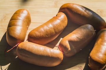 sausages in a rustic style