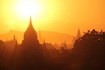 Sonnenaufgang Bagan Myanmar