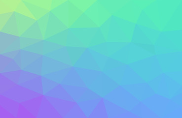 Arrière-plan polygonal bleu vert mauve