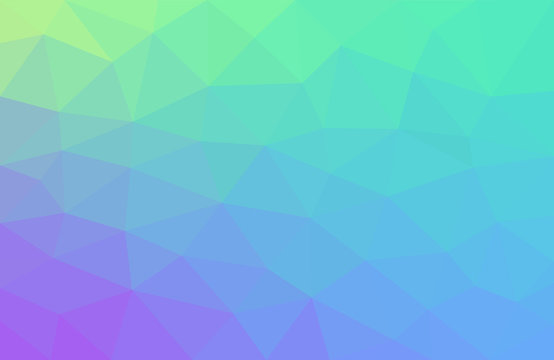 Arri&egrave;re-plan polygonal bleu vert mauve