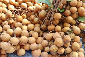 Longan fruit at street food